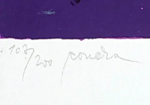 Roučka Pavel – Artista, barevná litografie, 1990