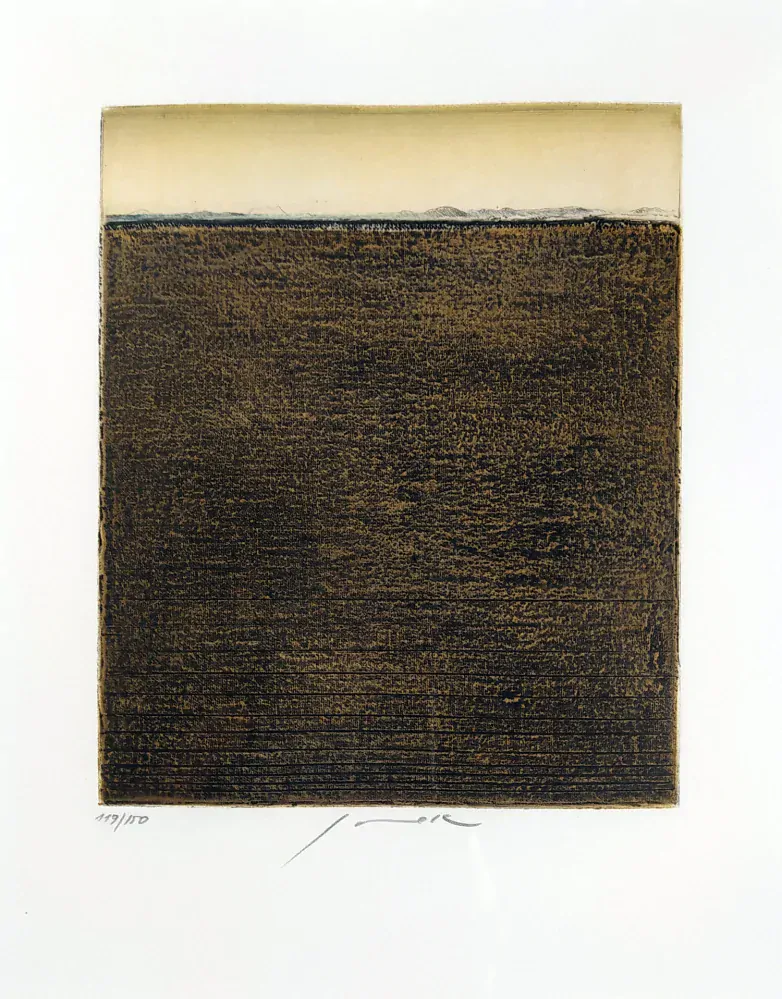 Sovák Pravoslav – Krajina, původní barevná litografie, číslováno 119/150, ca 1960