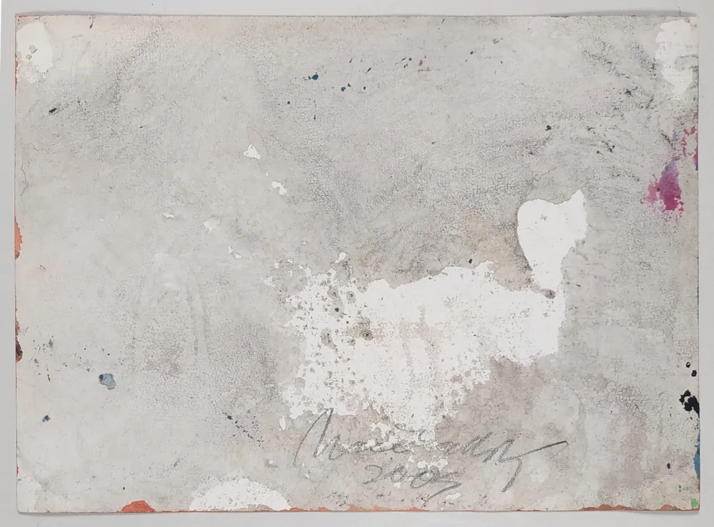 Načeradský Jiří – Odpočinek válečníka, signovaná kresba tuší a akvarelem, 2004