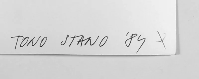 Stano Tono – Půvab, signovaná a datovaná autorská fotografie, 1984