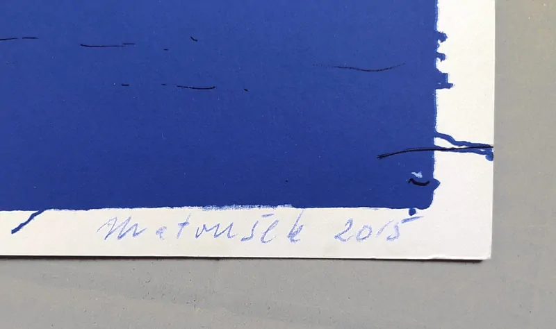 Matoušek František / Francis de Nim – Parlament, Londýn, rozměrná barevná serigrafie, 2015