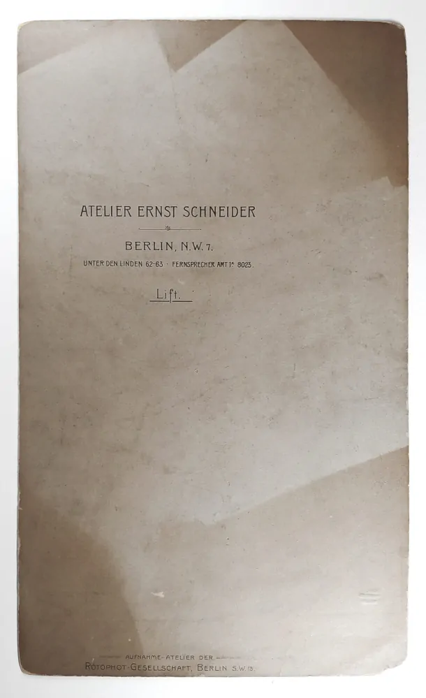 Schneider Ernst – Ema Destinnová, bromostříbrná fotografie, 1909–1920