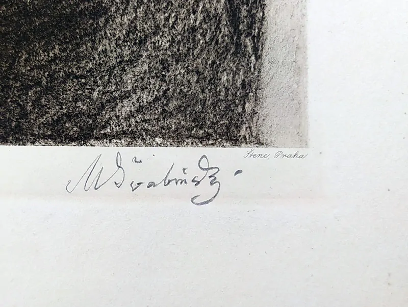 Švabinský Max – Bedřich Smetana, heliogravura, vydal "Mánes", 1909