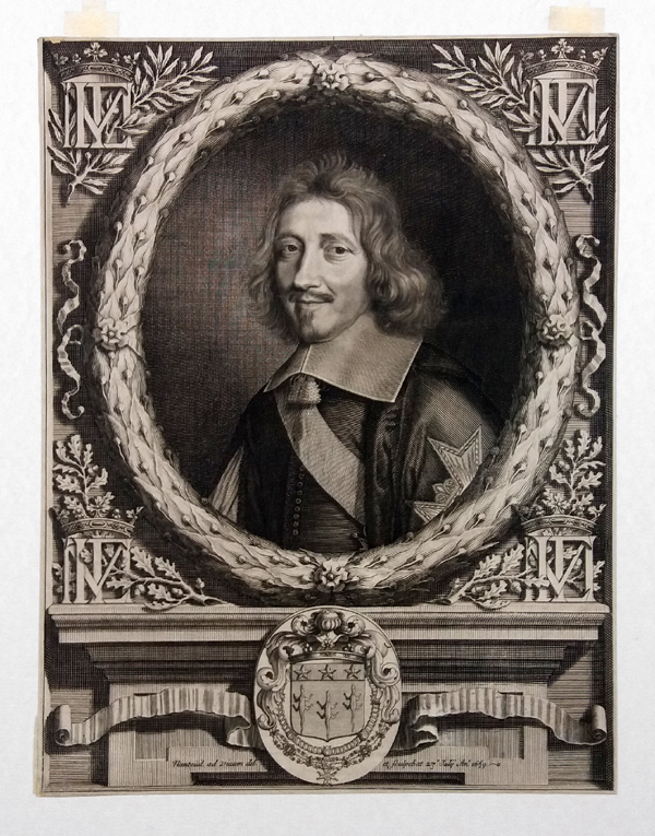 Nanteuil, Robert; pův. mědiryt 1669, Michel Le Tellier