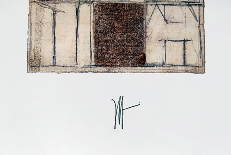 Janssen Horst – Katze Lydia, tužkou signovaný ofset, 1991