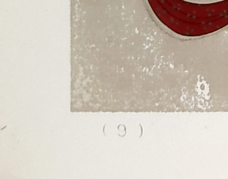 Peking, Jung Pao Chai  –  Jeskynní malba v Dunhuang / Tun-chuang, barevný dřevořez, 1952