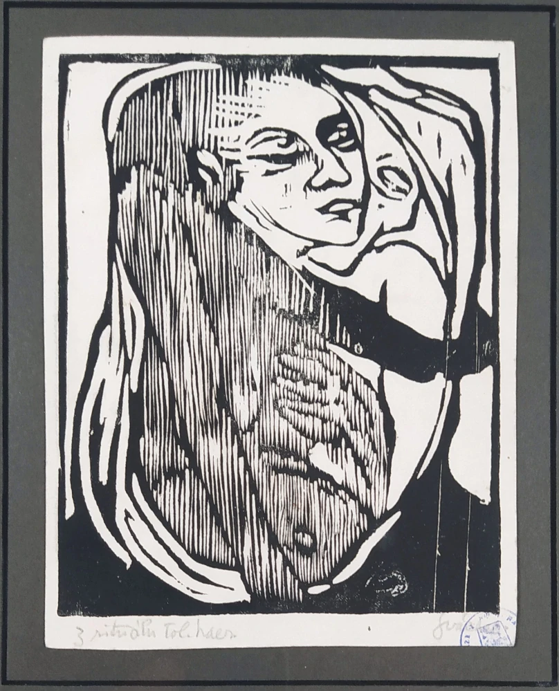 Váchal Josef – Z rituálu toledských haeretiků, původní dřevoryt, 1911