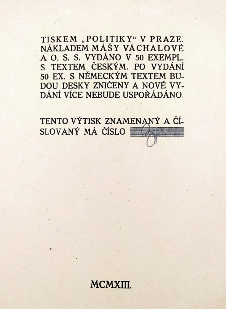 Váchal Josef – Mystikové a visionáři, cyklus deseti dřevorytů, 1913