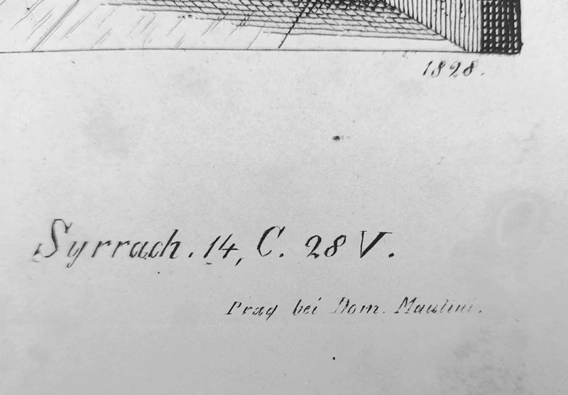 Maulini Dominik – Smrt svatého Josefa, mědiryt, 1828