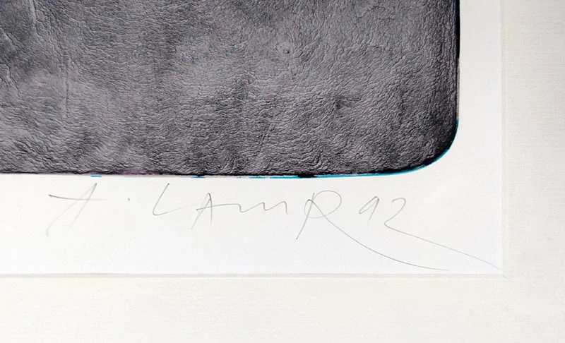 Lamr Aleš – Jákobův žebřík, barevná litografie, č. 51/60, 1992