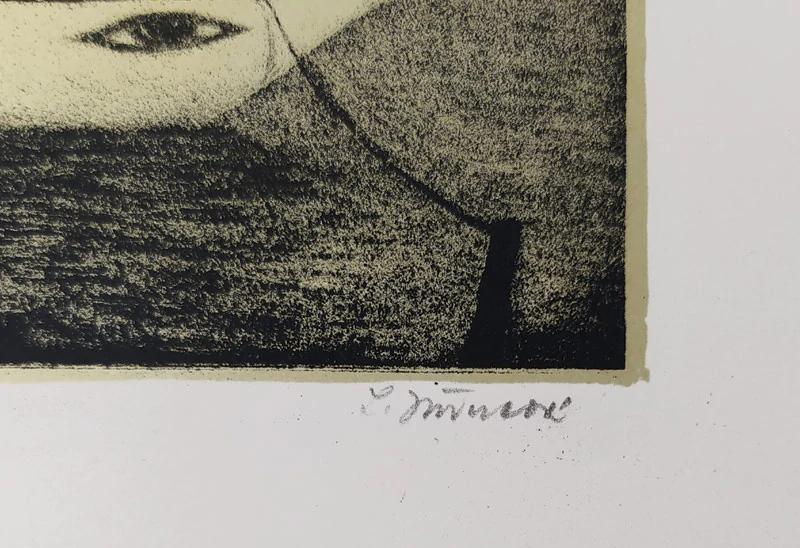 Jiřincová Ludmila – Dvě lodě, původní litografie s barevným podtiskem, ca 1960