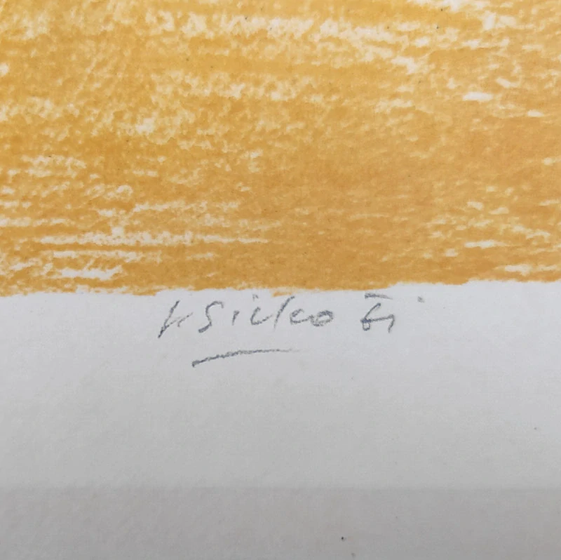 Sivko Václav – Vrba zpovědnice, původní barevná litografie, 1961