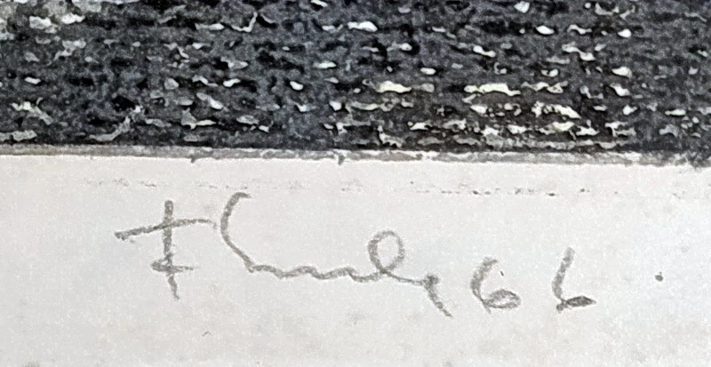 Emler František – Ženy a moře, původní barevná litografie, 1966