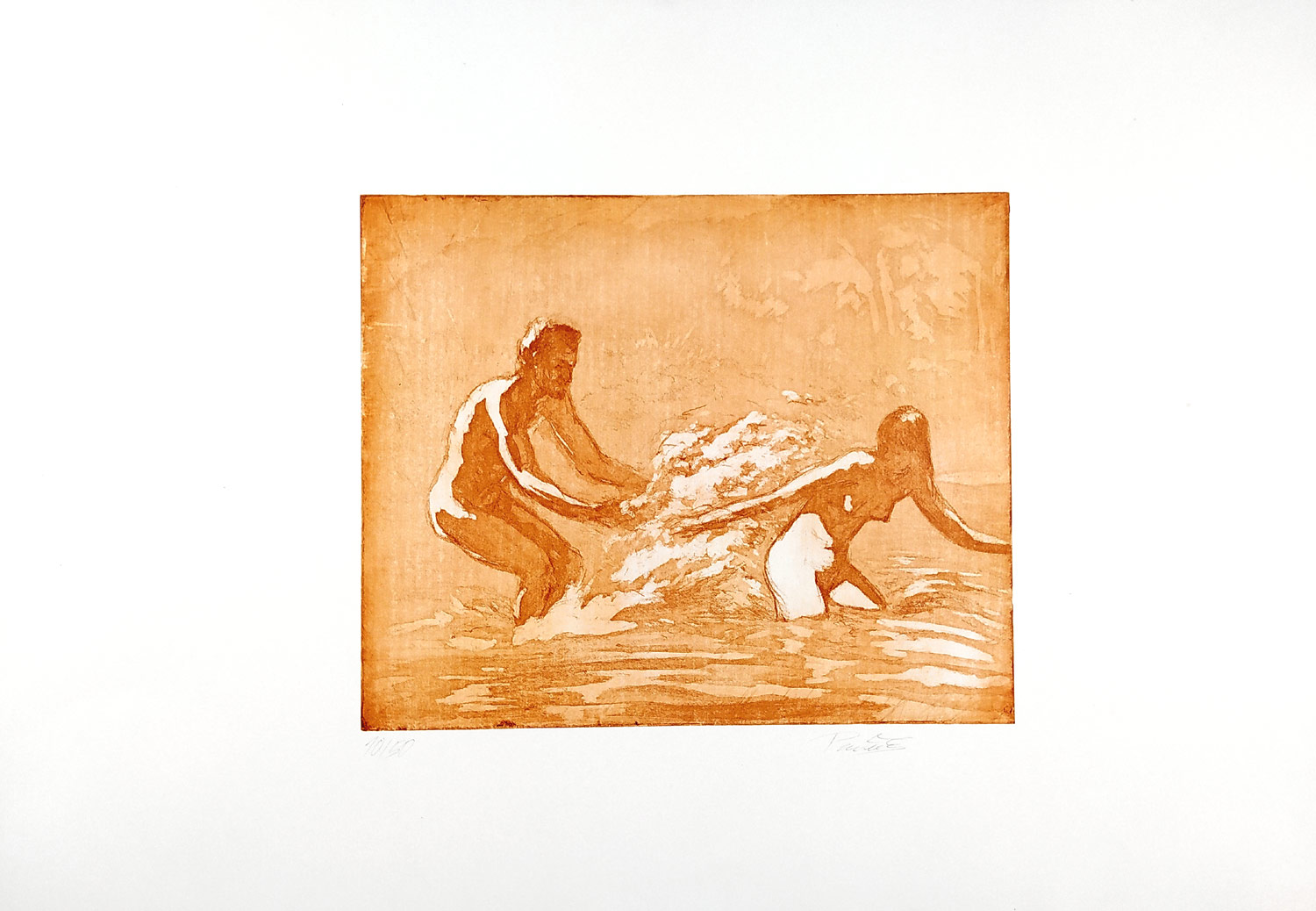 Panáček Adam – Satyr a nymfa, měkký kryt s akvatintou, číslováno 10/50, 2020