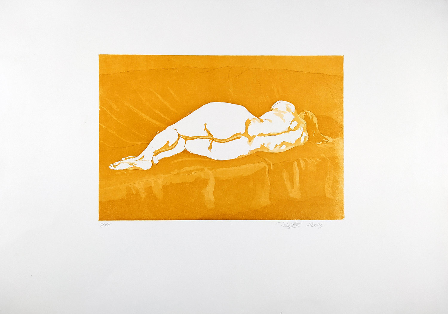 Panáček Adam – Iveta, čárový lept a akvatinta, 3/15, 2024