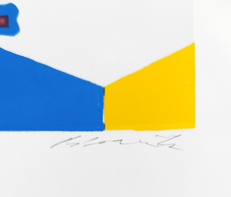 Písařík Petr – Bez názvu, barevná serigrafie, (1994)