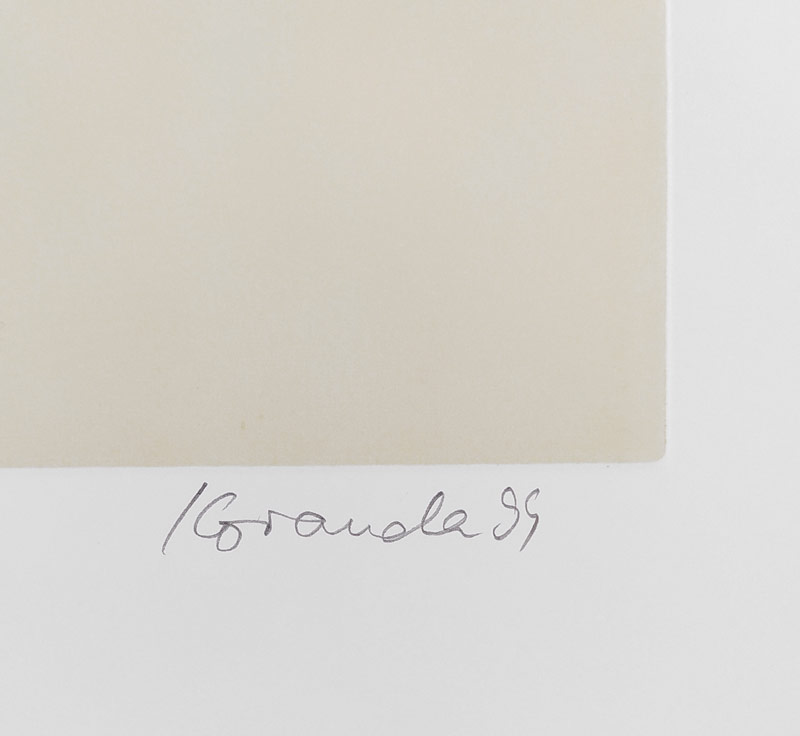 Kovanda Jiří – Bez názvu, serigrafie, č. 168/200, 1994