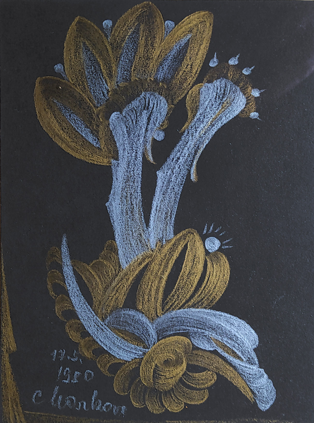 Marková Cecílie – Medijní malba, suchý pastel, 17. 5. 1980