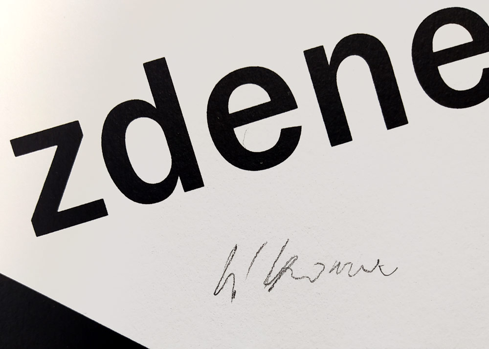 Sýkora Zdeněk – Zdeněk Sýkora grafika, signovaná serigrafie, 2008