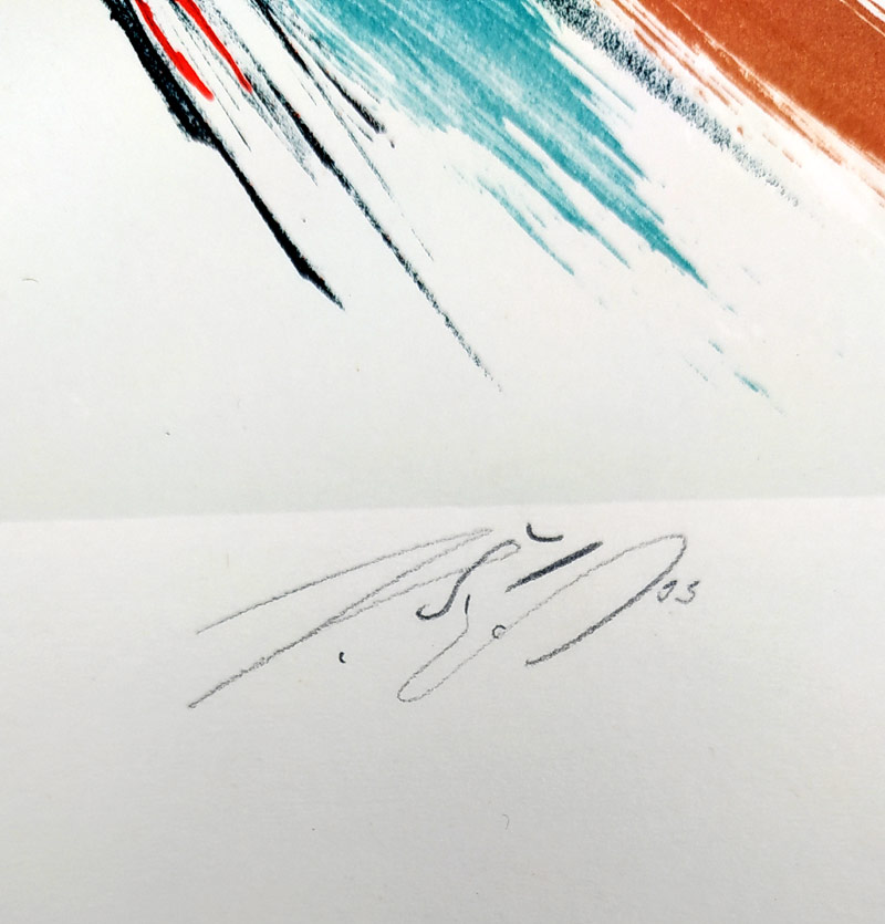 Šerých Jaroslav – Radost pozemská, barevná litografie, č. 80/200, 1993