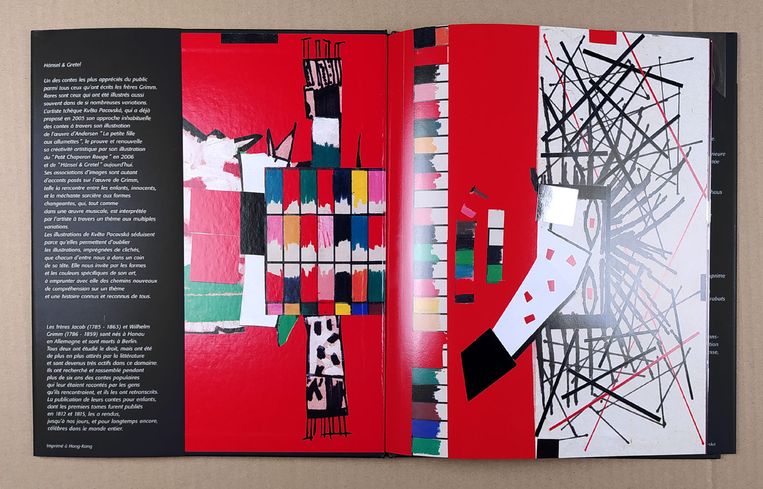 Pacovská Květa – Grimm, Hänsel & Gretel, minedition, kniha a signovaný ofset, 2009