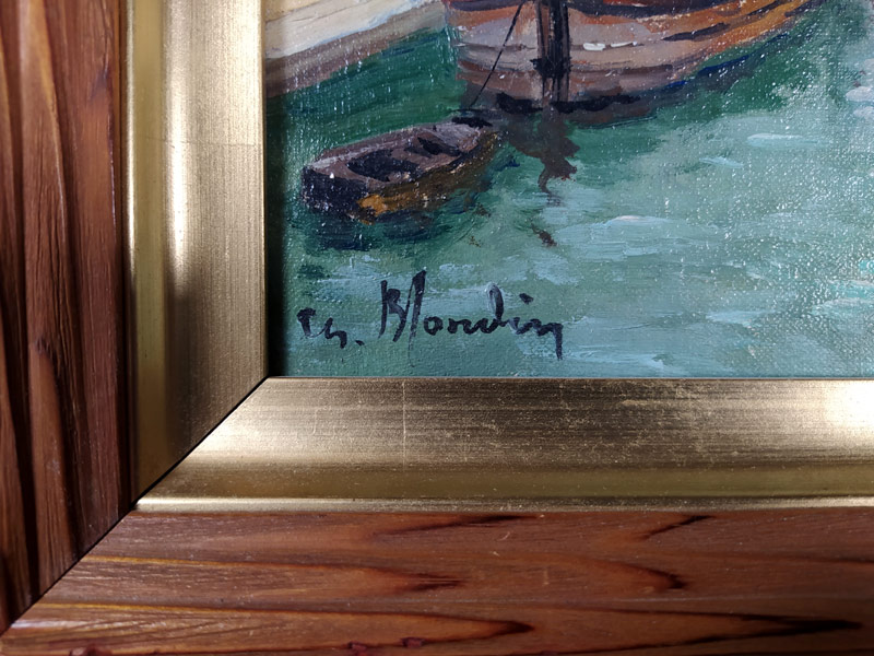 Blondin Charles – Paříž, olej na plátně, nedatováno