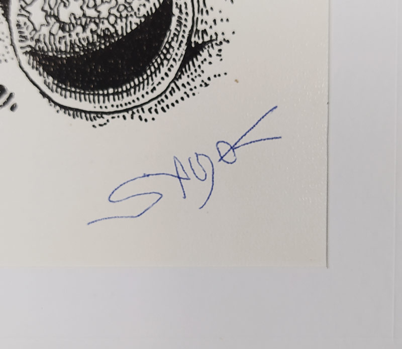 Saudek Kája – PF 1998, signovaná serigrafie, 1997