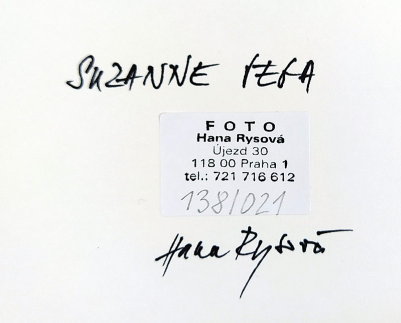 Rysová Hana – Suzanne Vega, autorská fotografie, nedatováno