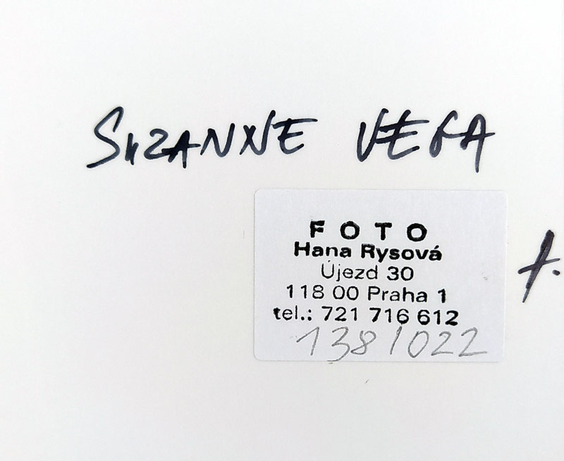 Rysová Hana – Suzanne Vega, autorská fotografie, nedatováno