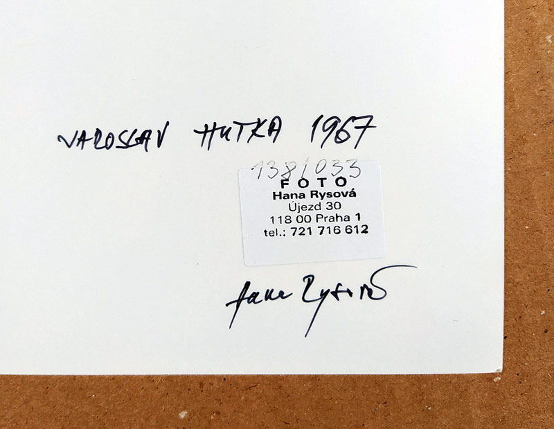 Rysová Hana – Jaroslav Hutka, autorská fotografie, 1967
