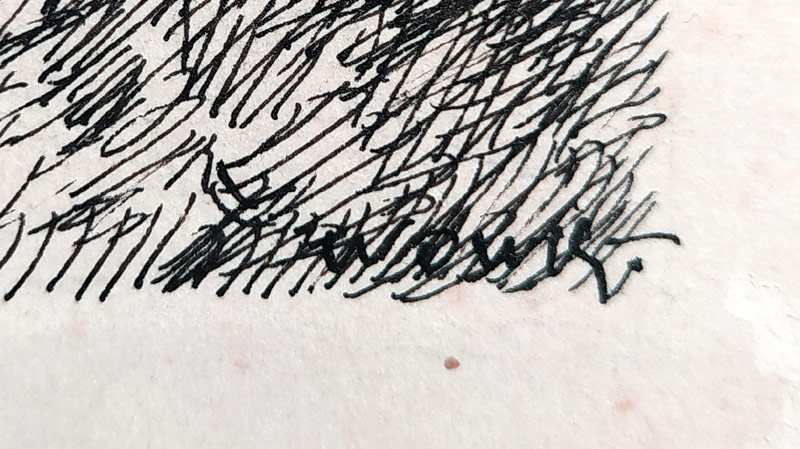 Wowk Jiří – Pohádka za pohádkou, knižní ilustrace, kresba tuší, 1941