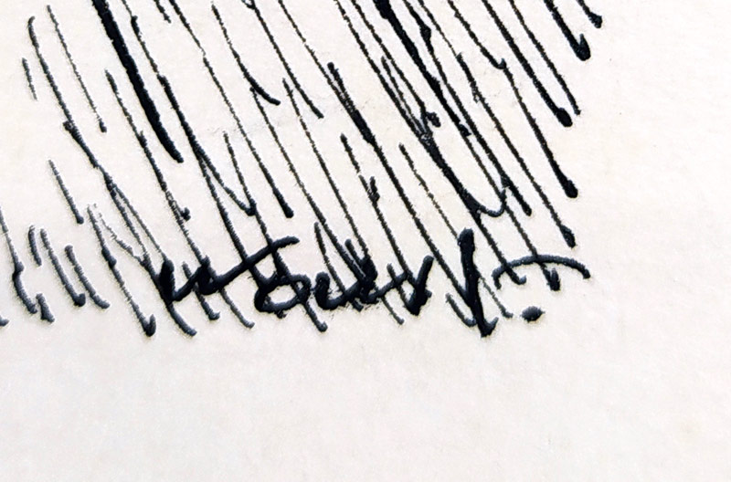 Wowk Jiří – Pohádka za pohádkou, knižní ilustrace, kresba tuší, 1941