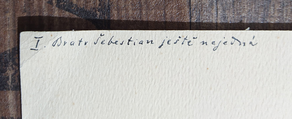 Pod ledovou horou – Knižní ilustrace, kresba tuší, 1928