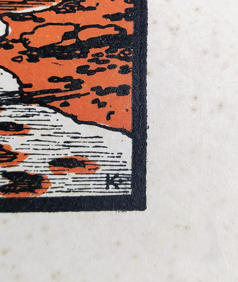 Kulhánek Stanislav – Ilustrace k lidovým pohádkám, barevný dřevoryt, 1925