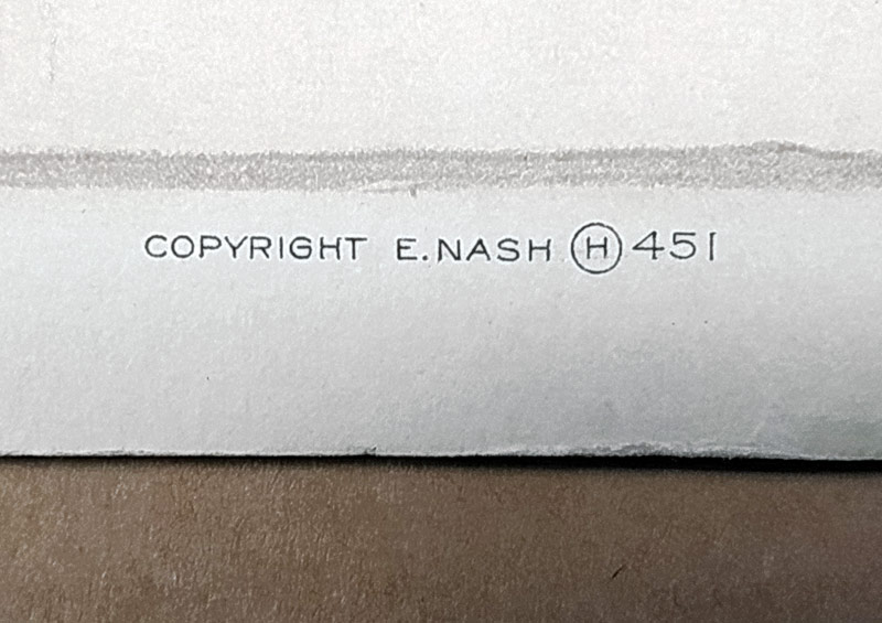 Nash Eustace – Zimní motiv, barevná litografie, ca 1930