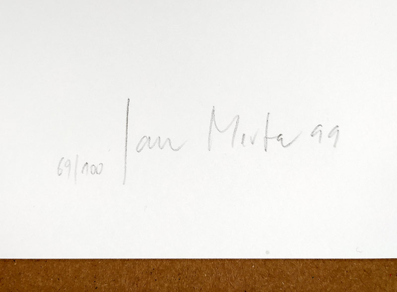 Merta Jan – Chatka 3, signovaná serigrafie na papíře, 1999