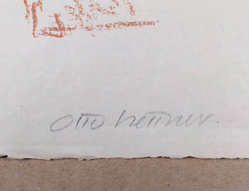 Hettner Otto – Ženy, původní litografie, 1921