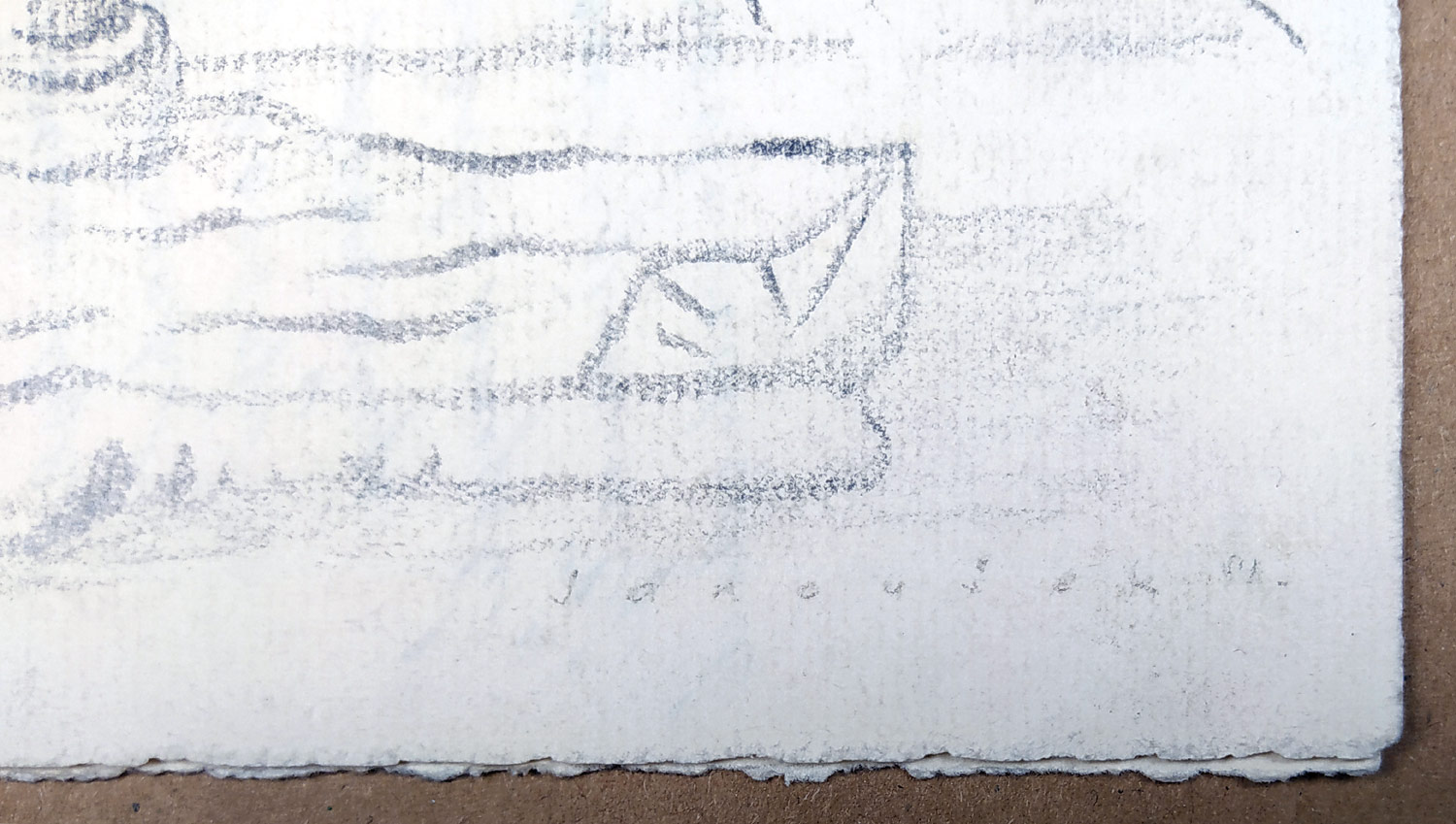 Janoušek František – Osobní korespondence primátoru Otakaru Klapkovi, kresba tužkou, 1941