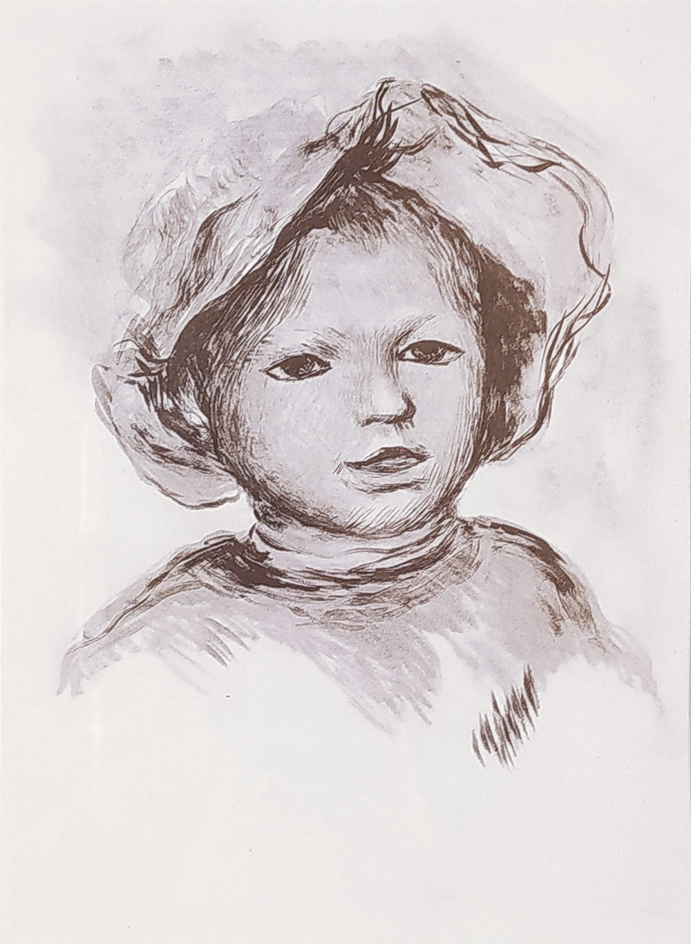 Renoir Pierre-Auguste – Pierre Renoir, původní litografie, 1893