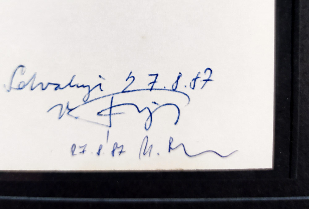 Schmidt Jindřich, Švabinský Max – návrh na bankovku 50 korun, vyd. 12. 9. 1940, oceloryt, 1940