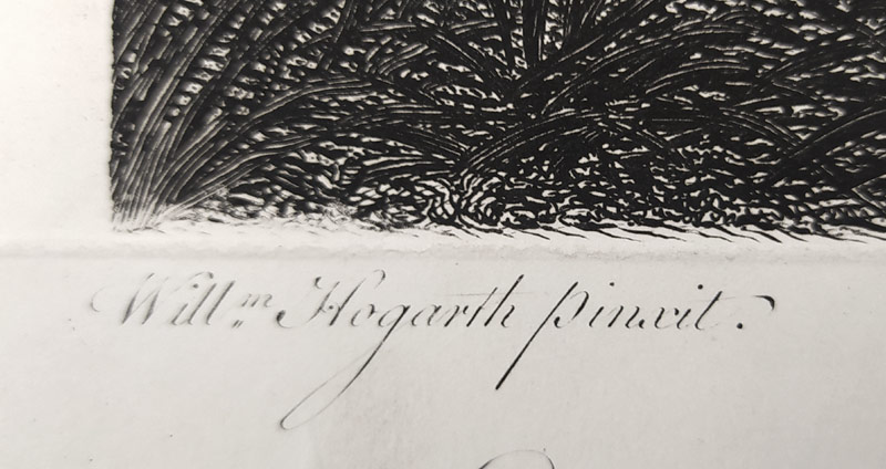 Ravenet S. F., Delattre J. M. – podle W. Hogartha, Milosrdný Samaritán, původní lept, 1772