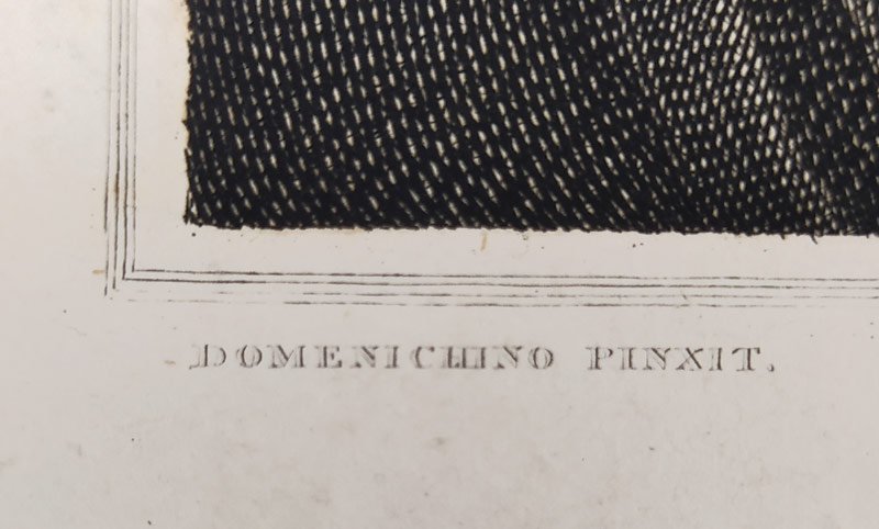 Schiavonetti Niccolò – podle Domenichina, A Magdalen, původní předleptaný oceloryt, 1809