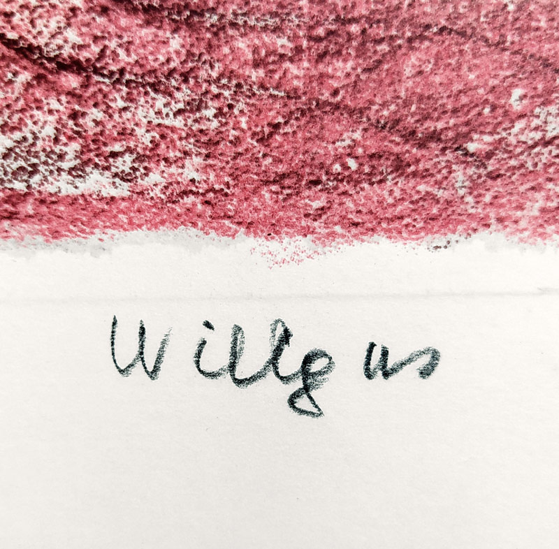 Wielgus Jindřich – Dívka, barevná litografie, 1981