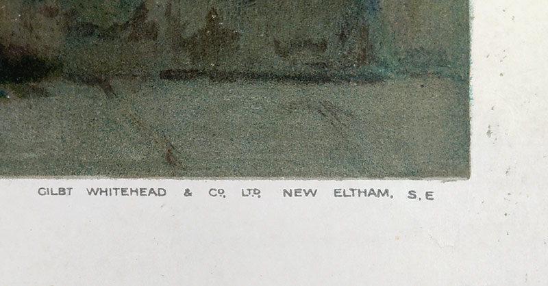 Stone Marcus – The Proposal Accepted, velkoformátová barevná chromolitografie, 1905