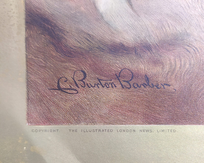 Barber, C. Burton – Symphony, velkoformátová barevná chromolitografie, 1896