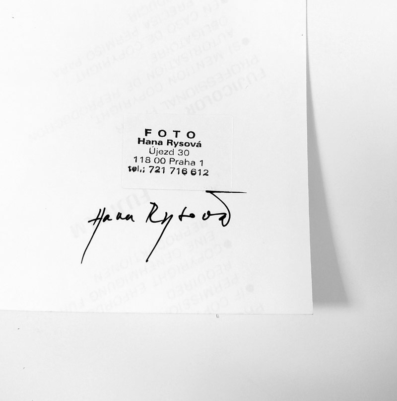 Rysová Hana – Ivan Wernisch, autorská fotografie, nedatováno