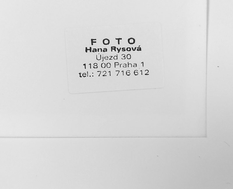 Rysová Hana – Iva Bittová, autorská fotografie, nedatováno
