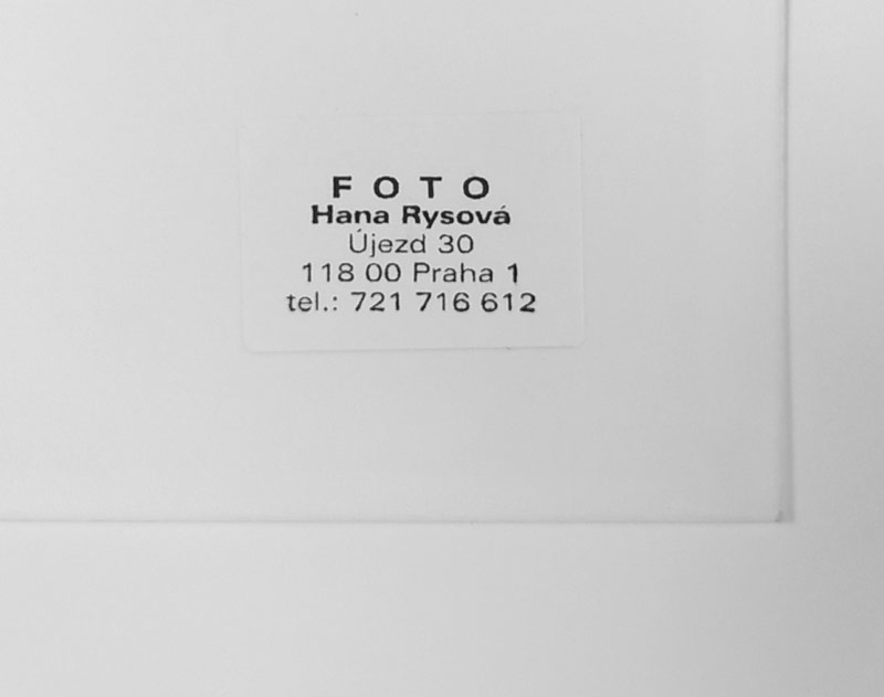 Rysová Hana – Iva Bittová, autorská fotografie, nedatováno
