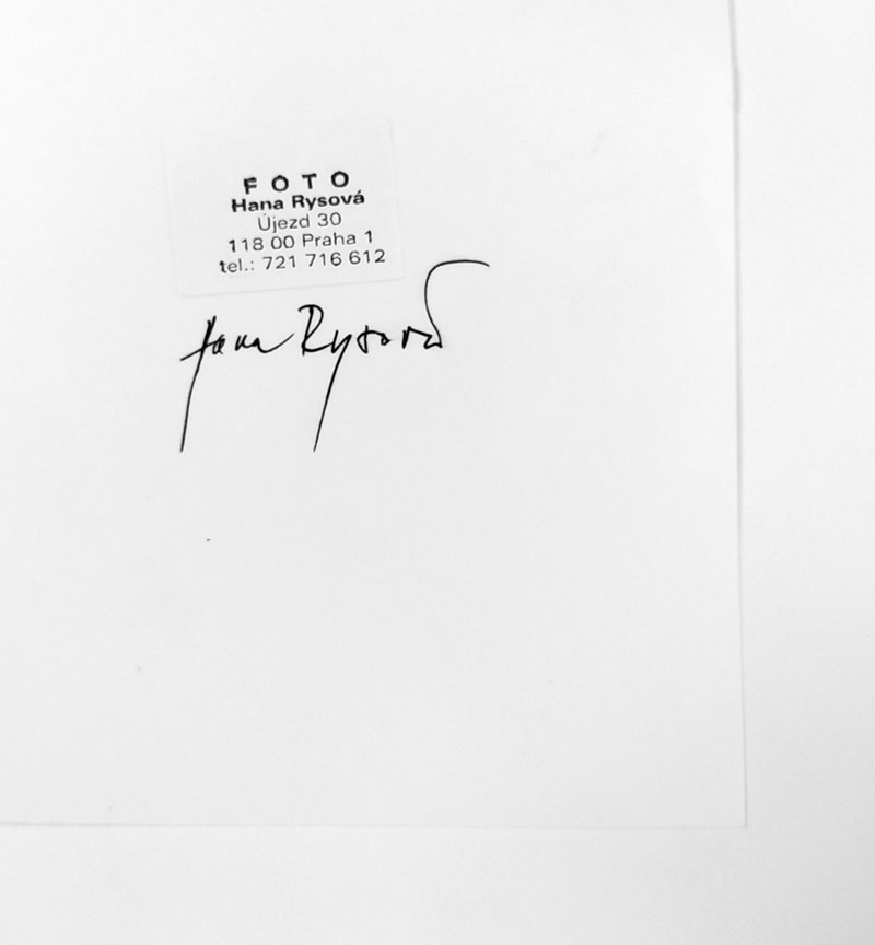 Rysová Hana – Jana Koubková, autorská fotografie, nedatováno