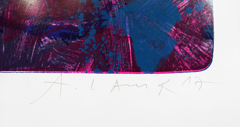 Lamr Aleš – Salome, velkoformátová barevná litografie, 2017